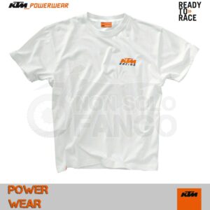 Maglietta T-shirt KTM Power Wear RACING WHITE TEE