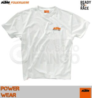 Maglietta T-shirt KTM Power Wear RACING WHITE TEE