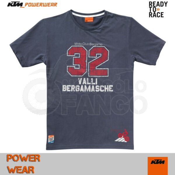Maglietta T-shirt KTM Power Wear VALLI BERGAMASCHE TEE XL