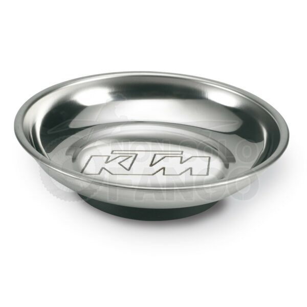 Piatto magnetico cromato