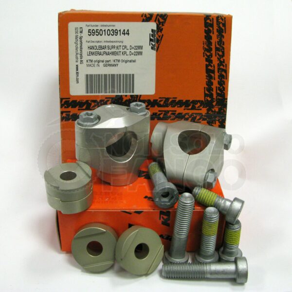 Kit fissaggio manubrio 22 mm