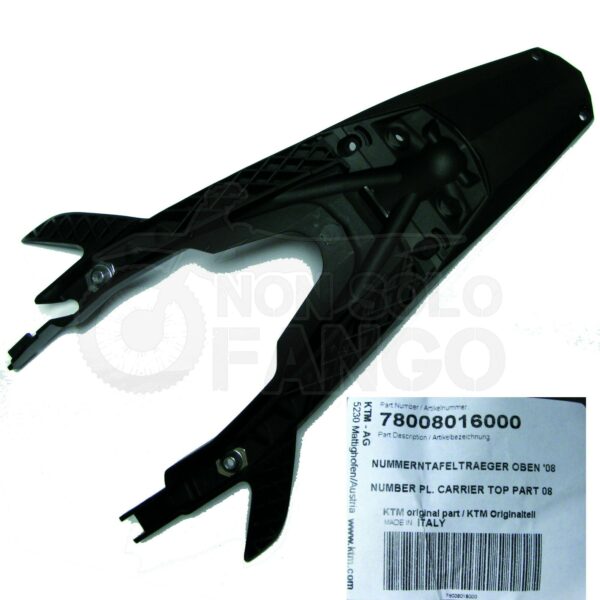 Codino portatarga racing KTM EXC dal 2008 al 2011