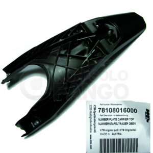 Codino portatarga racing KTM EXC dal 2012 al 2016