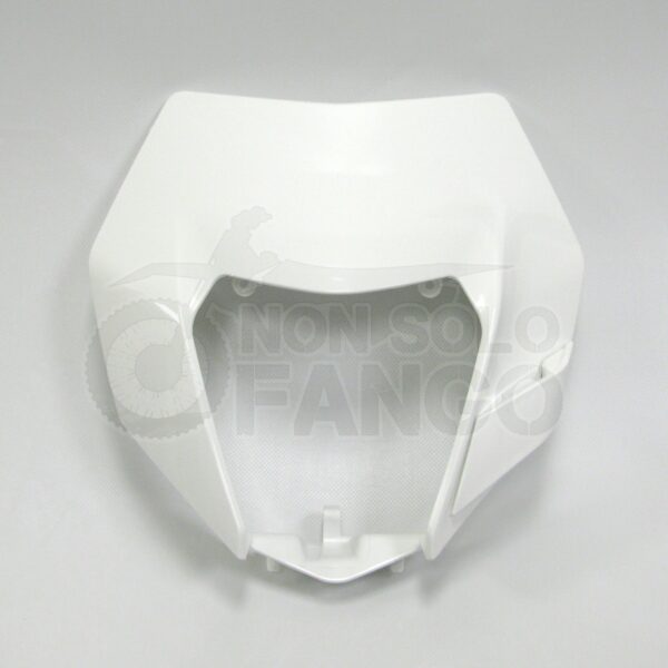 Mascherina portafaro bianca KTM EXC dal 2014 al 2016