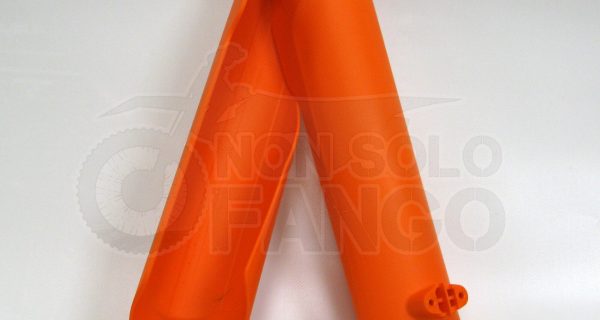 Coppia parasteli aperti arancio KTM EXC SX dal 2015 al 2016