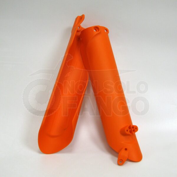 Coppia parasteli aperti arancio KTM EXC SX dal 2015 al 2016
