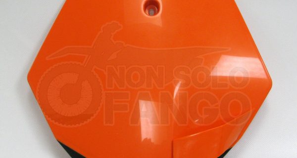 Tabella portanumero arancio SX dal 2007 al 2012