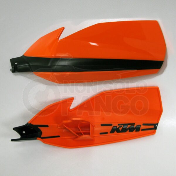 Coppia paramani aperti arancio KTM EXC SX dal 2004 al 2013