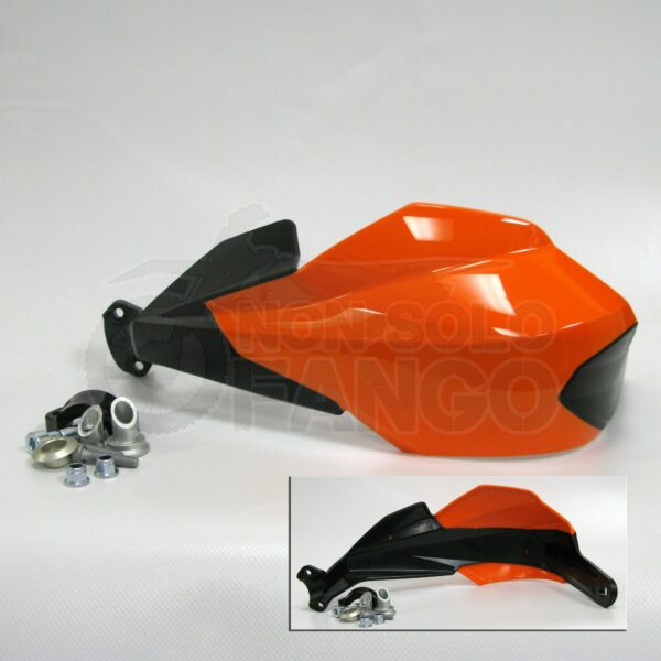 Coppia paramani chiusi arancio versione avvolgente
