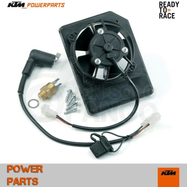 Kit ventola radiatore 4 Tempi Power Parts KTM EXC 250 400 450 525 dal 2001 al 2007
