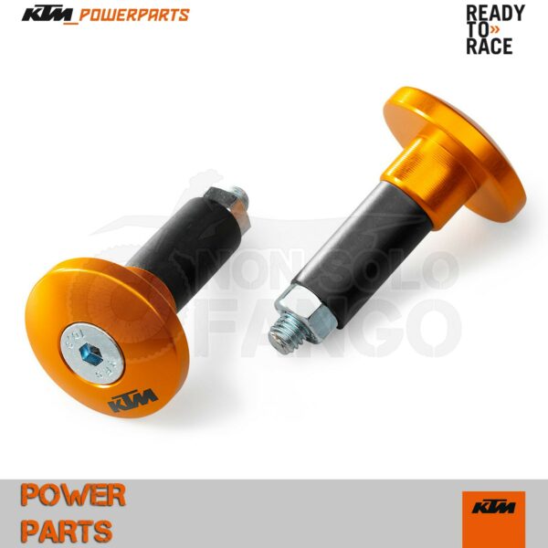 Tappi salva manopole terminali manubrio KTM Power Parts