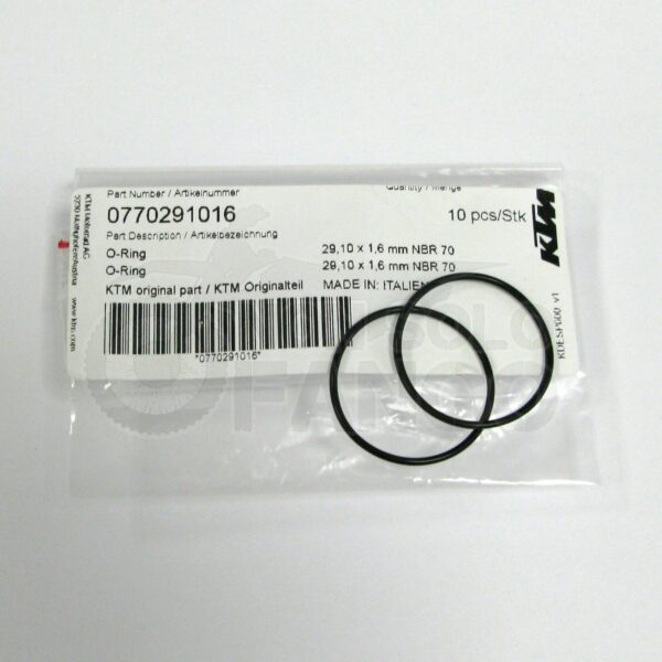 Coppia di O-ring 29,10×1,60 pompa acqua KTM EXC ed SX