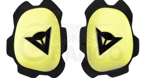 Saponetta protezione ginocchio Dainese Knee Slider B60D11 Giallo-Fluo/Nero