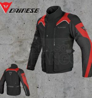Giubbotto Dainese Tempest D-Dry Nero/Nero/Rosso