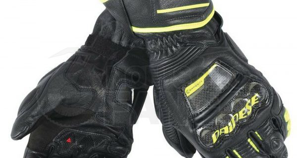 Guanti Druid D1 Long Gloves Nero/Nero/Giallo-Fluo