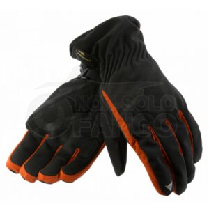 Guanti Cardiff D-Dry Nero/Rosso-Lava