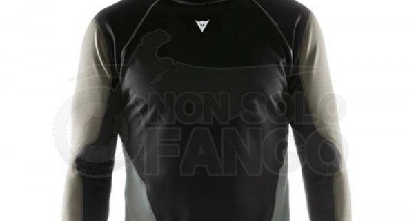 Maglia termica TOP MAP WS Nero/Antracite/Grigio M