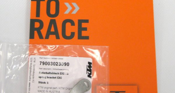 Piastrina attacco molla cavalletto KTM EXC dal 2017