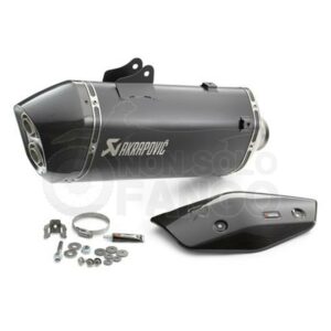 Silenziatore slip-on Akrapovic Black Adventure 1050 1190 1290