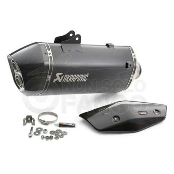 Silenziatore slip-on Akrapovic Black Adventure 1050 1190 1290