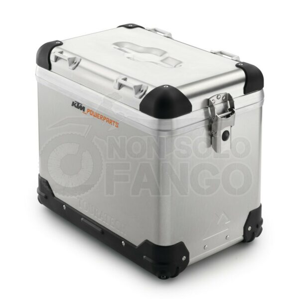 Valgia laterale in alluminio 45 litri per Adventure