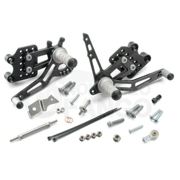 Kit pedane arretrate regolabili RC8