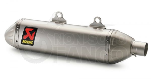 Silenziatore Akrapovic Slip-On Titanio EXC 450 e 500 dal 2014 al 2016