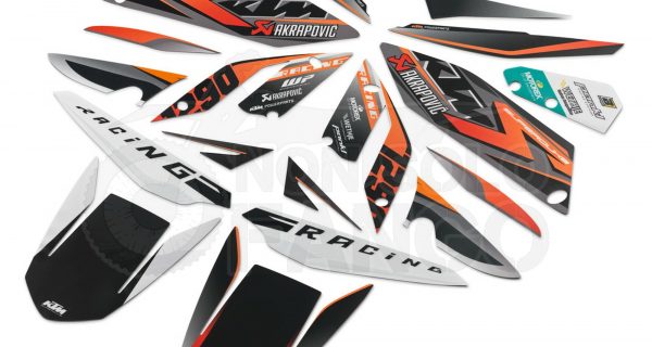 Kit grafiche Factory Power Parts KTM 1290 Super Duke R dal 2014 al 2016