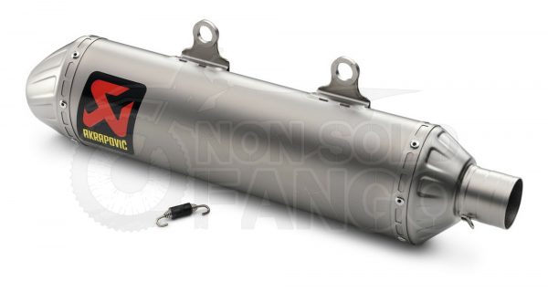 Silenziatore Akrapovic Titanio Slip-On POWER PARTS KTM EXC-F SX-F dal 2008 al 2016