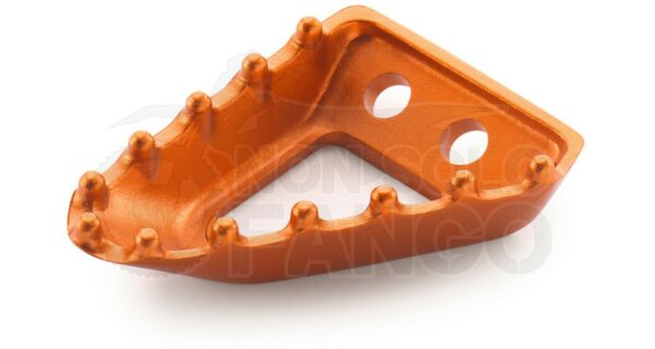 Puntale pedale freno alluminio anodizzato arancio EXC ed SX dal 2016