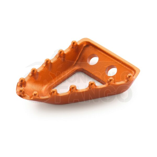 Puntale pedale freno alluminio anodizzato arancio EXC ed SX dal 2016