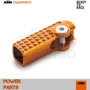 Puntale pedale cambio alluminio anodizzato arancio EXC ed SX dal 2016