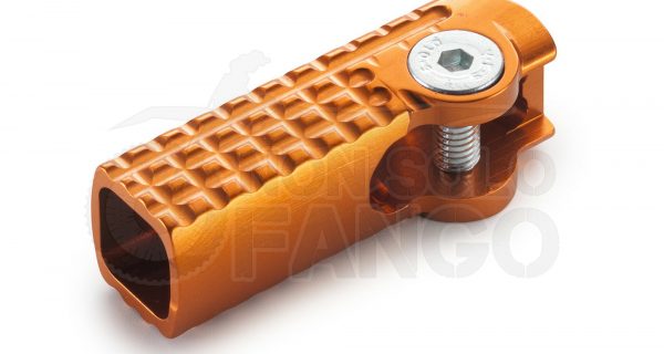 Puntale pedale cambio alluminio anodizzato arancio Power Parts KTM EXC SX dal 2016