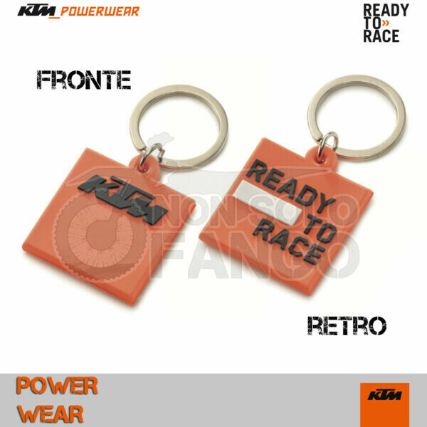 Portachiavi KTM Power Wear Logo Rubber Keyholder Orange
