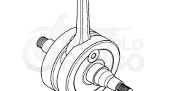 Albero motore EXC 125 e 200 dal 1998 al 2000