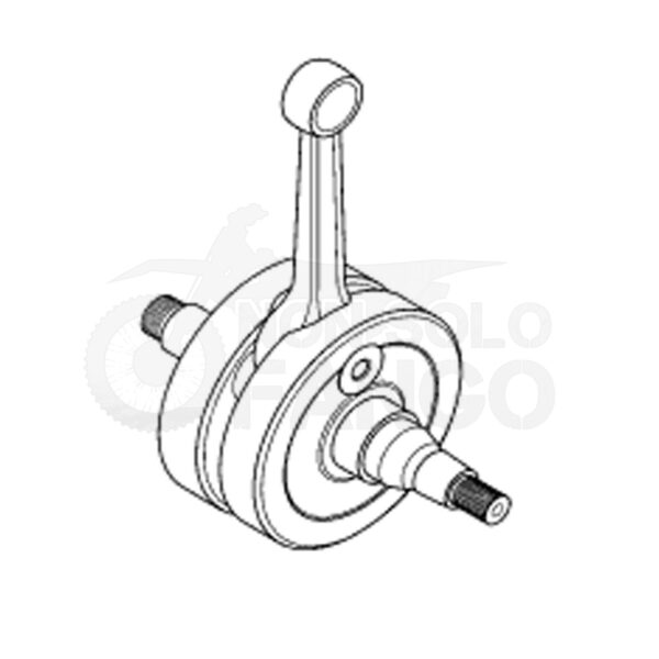 Albero motore EXC 125 e 200 dal 1998 al 2000