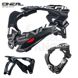Protezione collare enduro O'Neal Tron Neckbrace Black/White