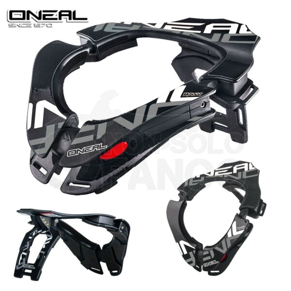 Protezione collare enduro O'Neal Tron Neckbrace Black/White
