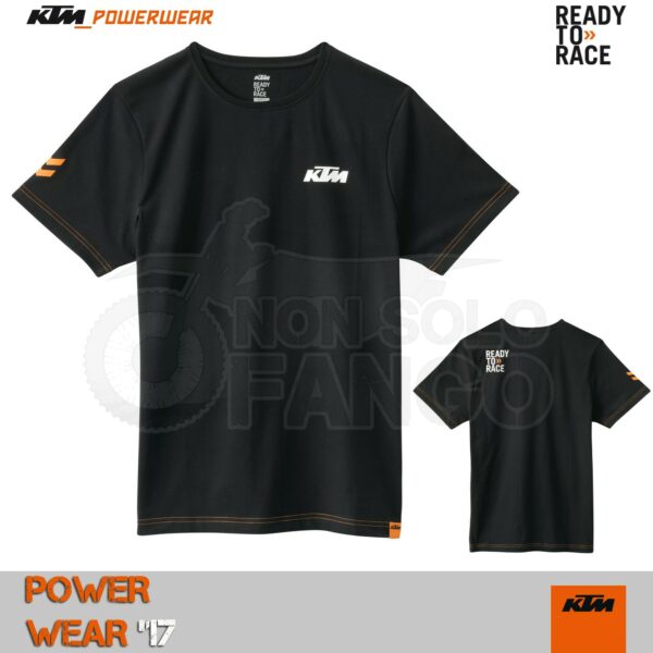 T-Shirt KTM Power Wear 2017 RACING TEE BLACK XL