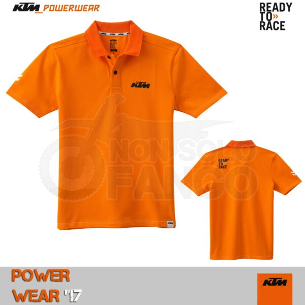 Polo KTM Power Wear 2017 RACING POLO ORANGE M