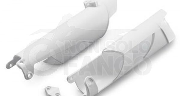Coppia parasteli chiusi bianco KTM EXC SX dal 2005 al 2015