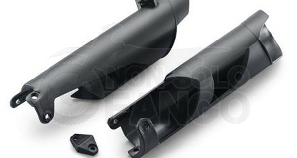 Coppia parasteli chiusi nero KTM EXC SX dal 2005 al 2015