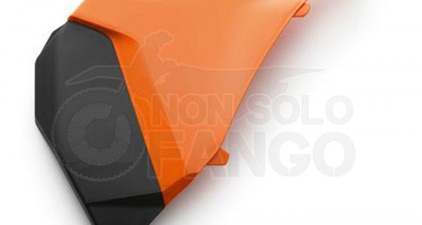 Coperchio cassa filtro sinistro arancio EXC ed SX dal 2011 al 2013