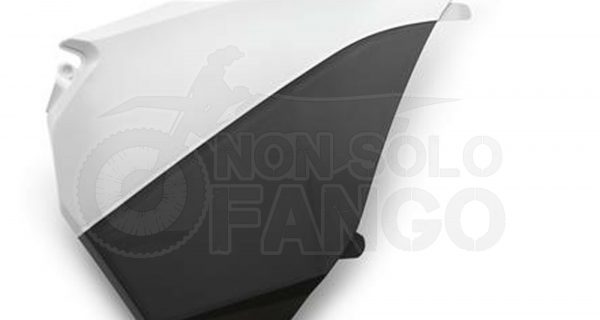 Coperchio cassa filtro sinistro bianco EXC ed SX dal 2013 al 2016