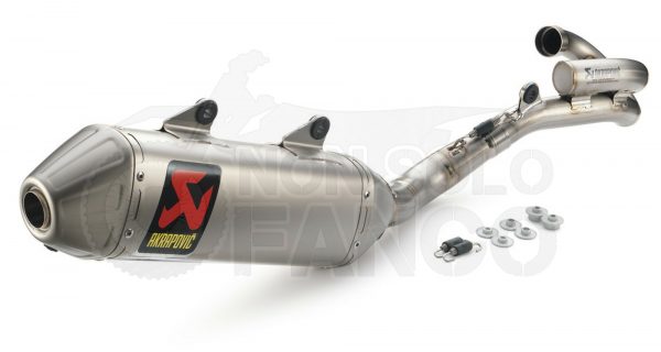 Impianto di scarico completo Akrapovic Evolution Line SX-F 450 dal 2016 al 2017