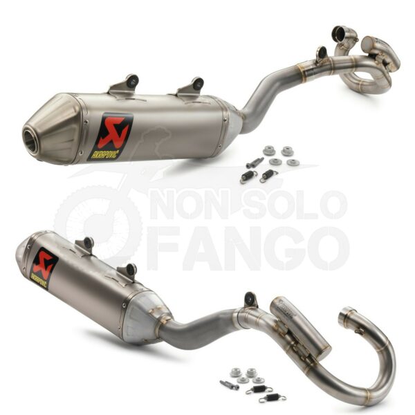 Impianto di scarico completo Akrapovic Evolution Line EXC-F 250 dal 2017