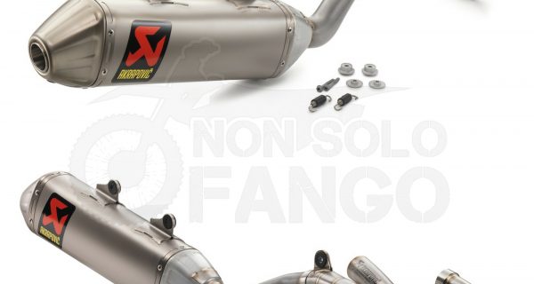 Impianto di scarico completo Akrapovic Evolution Line EXC-F 450 dal 2017