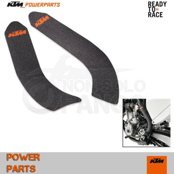 Kit adesivi neri protezione telaio EXC ed SX dal 2016 al 2017