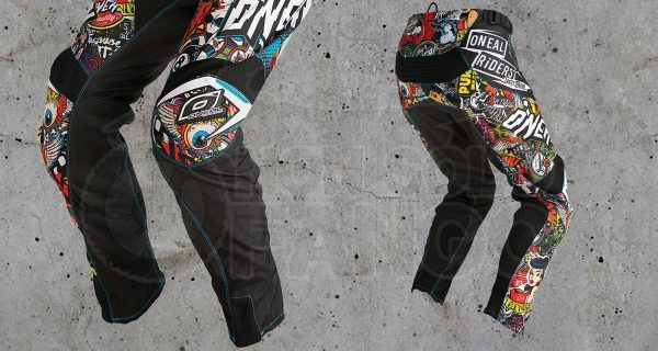 Pantaloni Moto Off-Road O’Neal MAYHEM LITE Pants CRANK black/multi