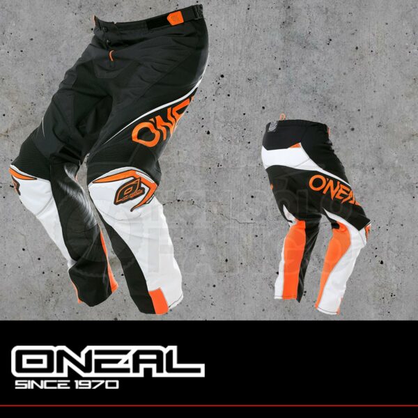 Pantaloni Moto Off-Road O’Neal MAYHEM LITE Pants BLOCKER black/white/orange